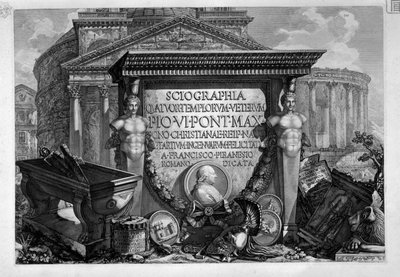 Frontispiece by Francesco Piranesi
